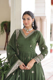 Elegant Designer Anarkali Gown for Wedding & Festive Wear.