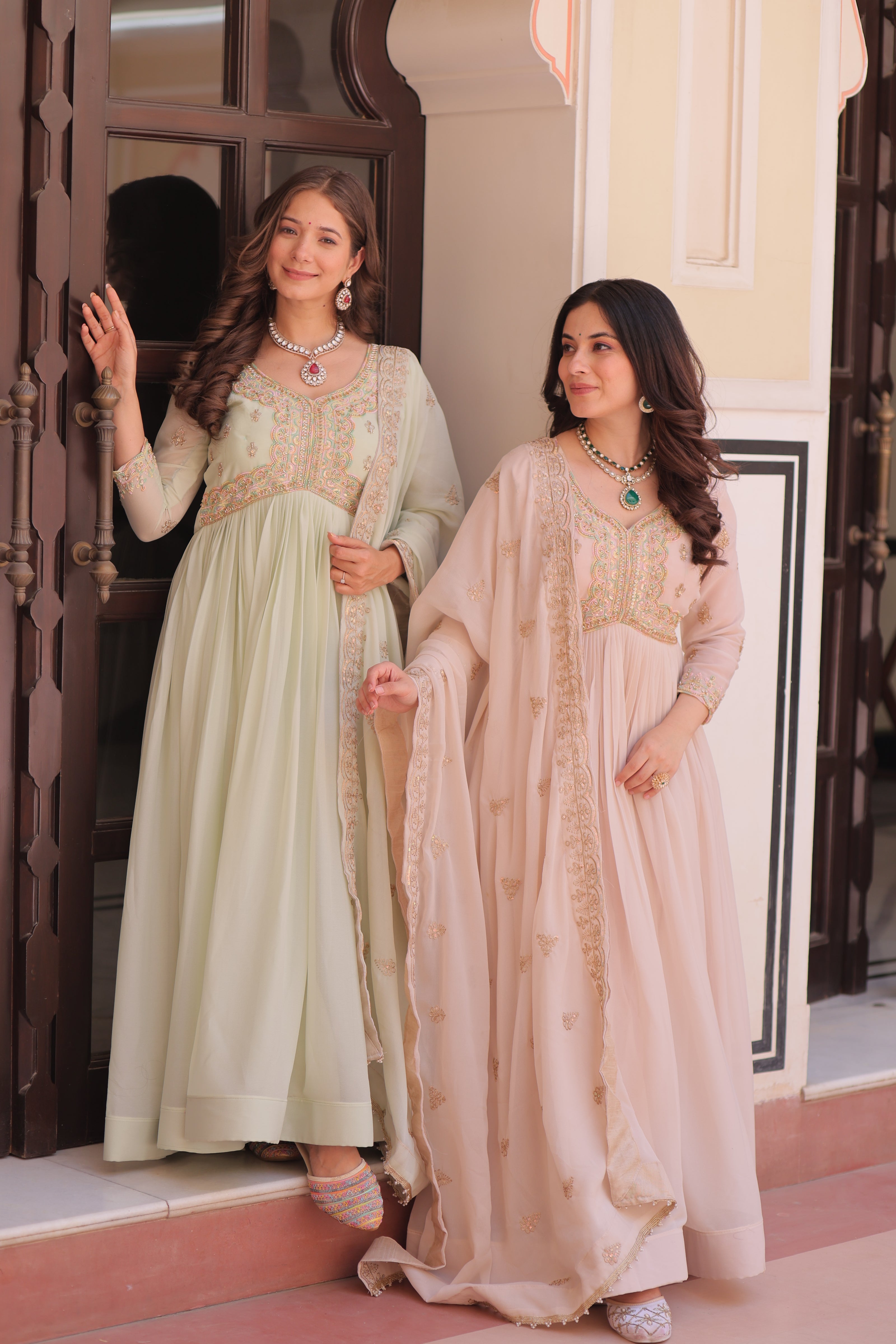 Premium Embroidered Anarkali Suit for Wedding & Festive Wear.