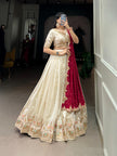Embroidered Lehenga Choli Set with Designer Dupatta – Festive & Wedding Wear.