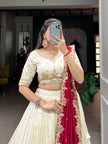 Embroidered Lehenga Choli Set with Designer Dupatta – Festive & Wedding Wear.