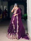 Designer Embroidered Lehenga Choli Set with Dupatta.