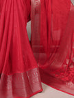 Chinon Silk Saree with Designer Pallu & Graceful Drape.
