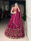 Embroidered Designer Lehenga Choli with Dupatta – Wedding & Festive Wear.