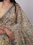 Elegant Printed Poly Cotton Saree with Designer Pallu.