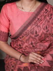 Elegant Printed Poly Cotton Saree with Designer Pallu.
