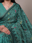 Elegant Printed Poly Cotton Saree with Designer Pallu.