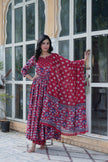 Premium Ready-made Kurti with Pant & Dupatta Set.