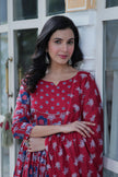 Premium Ready-made Kurti with Pant & Dupatta Set.