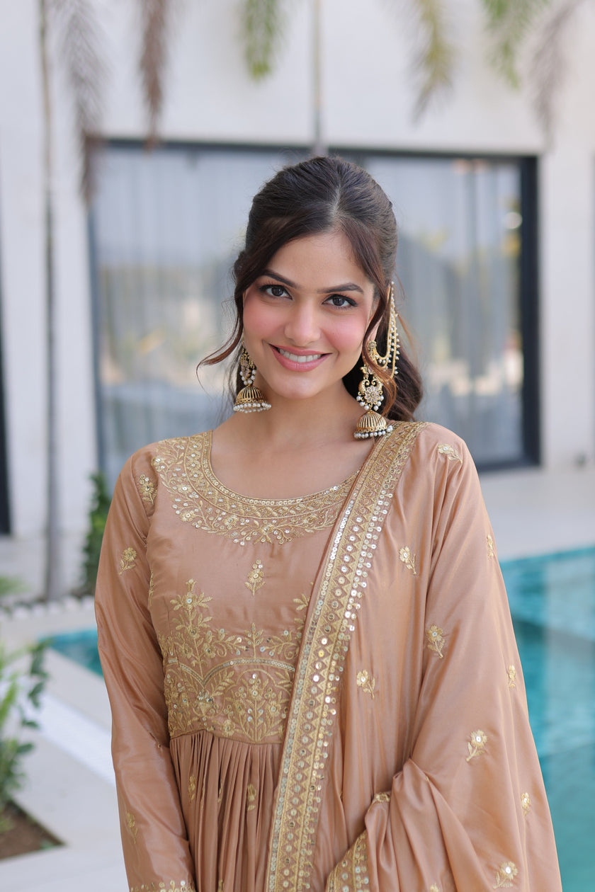 Premium Designer Ready-made Top, Sharara & Dupatta Collection.
