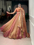 Embroidered Silk Blend Lehenga Choli with Dupatta.