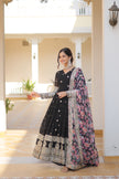 Royal Embroidered Anarkali Set with Floral Dupatta.
