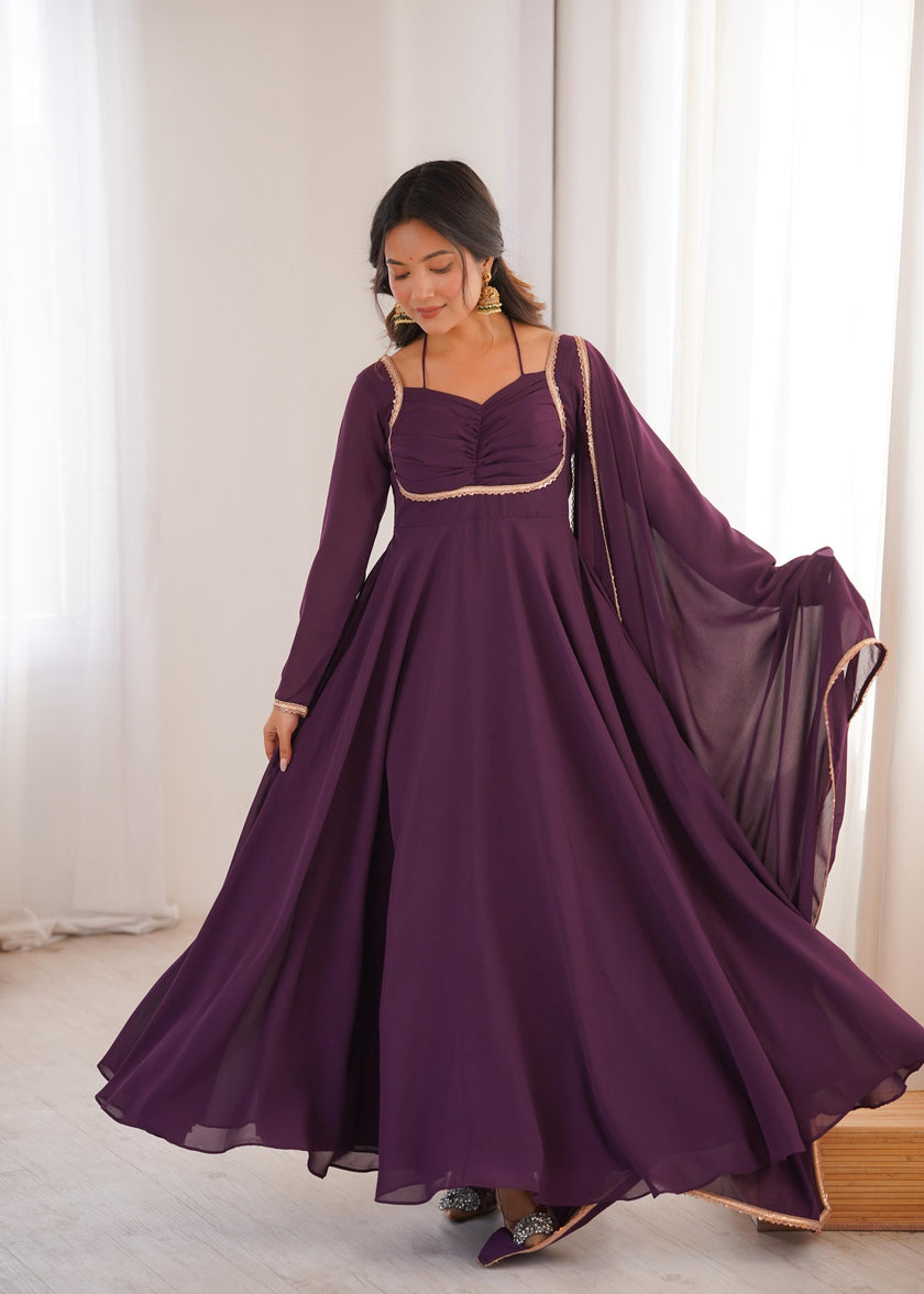 Designer Anarkali Dress for Women with Flowing Silhouette.
