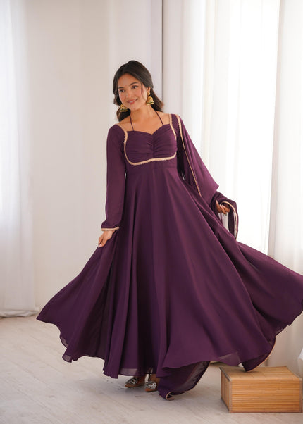 Designer Anarkali Dress for Women with Flowing Silhouette.