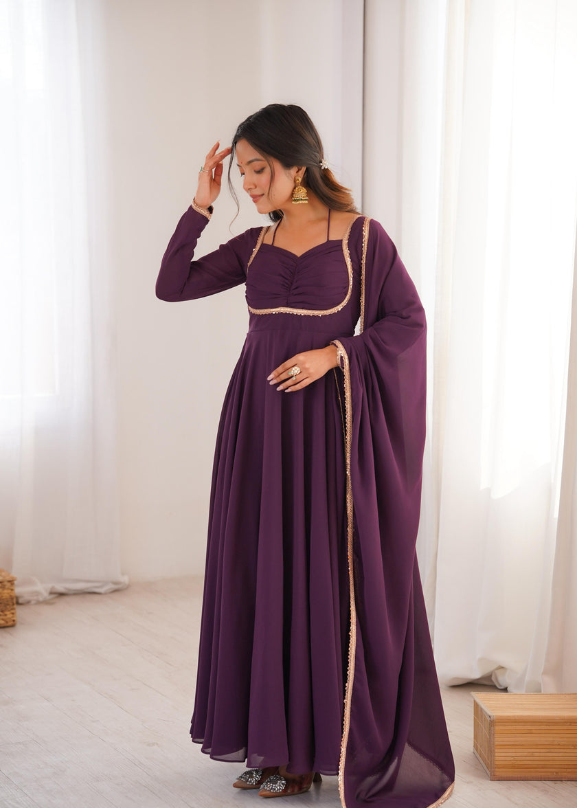 Designer Anarkali Dress for Women with Flowing Silhouette.