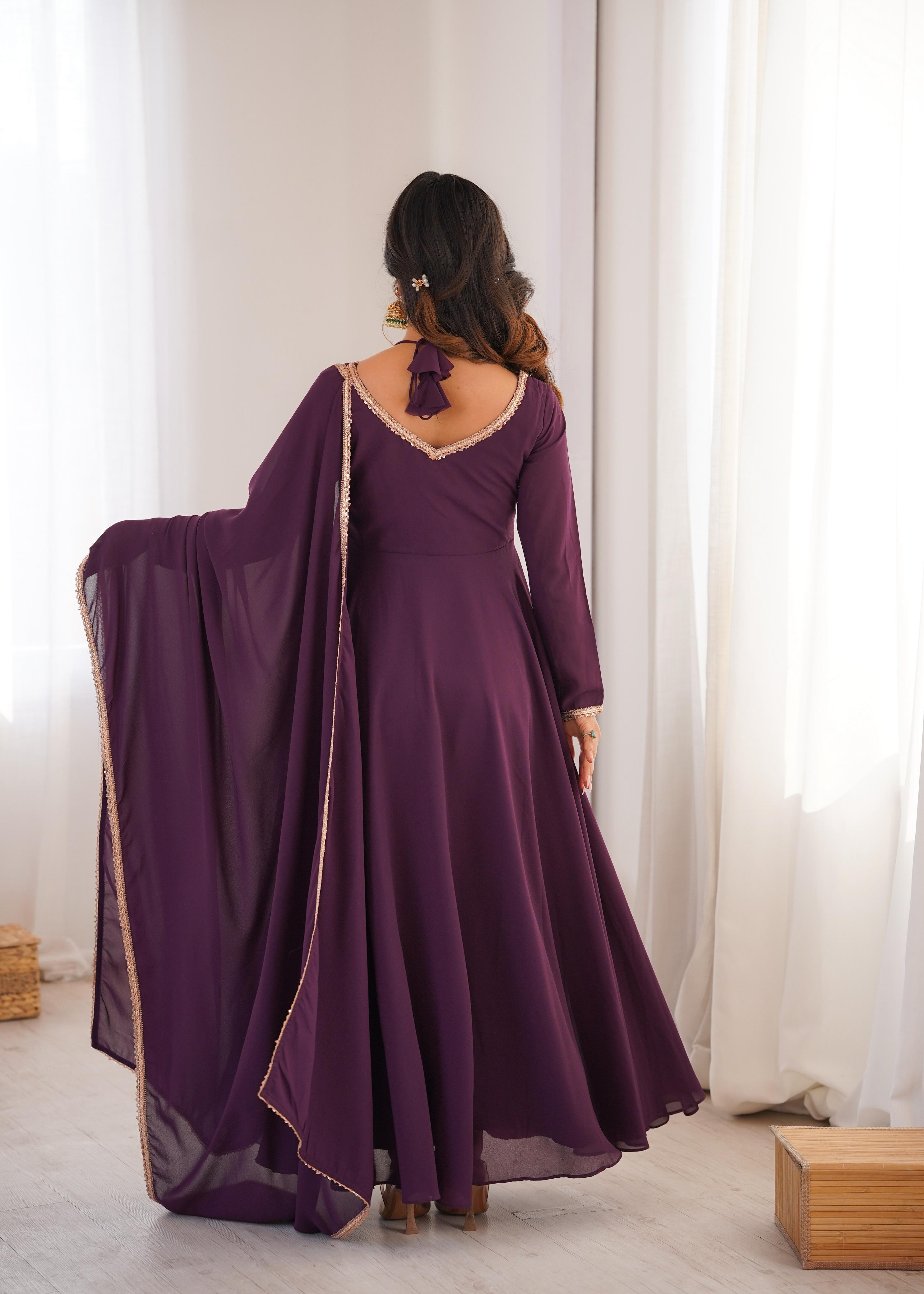 Designer Anarkali Dress for Women with Flowing Silhouette.