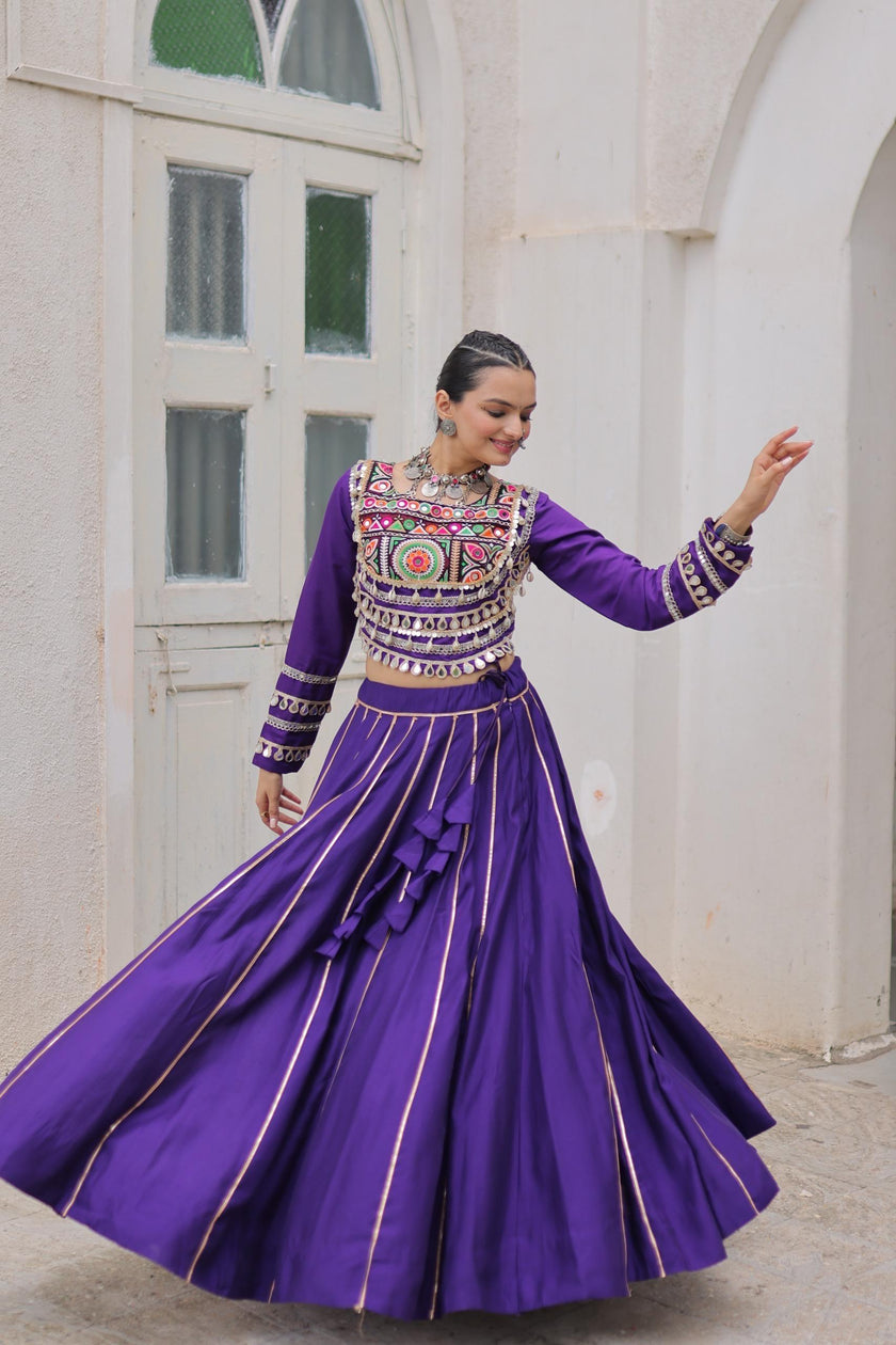 Navratri Collection Designer Lehenga with Heavy Embroidery.