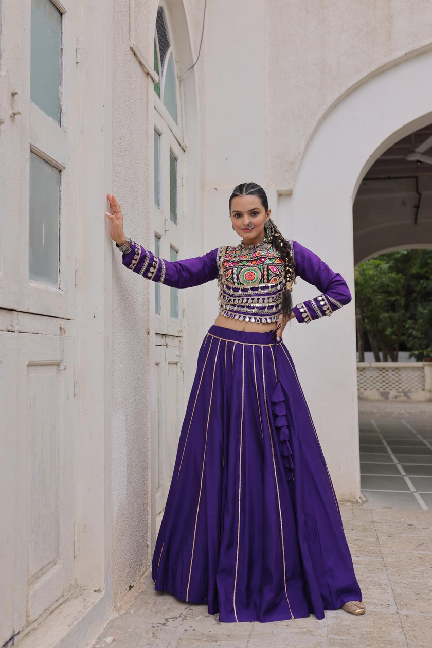 Navratri Collection Designer Lehenga with Heavy Embroidery.