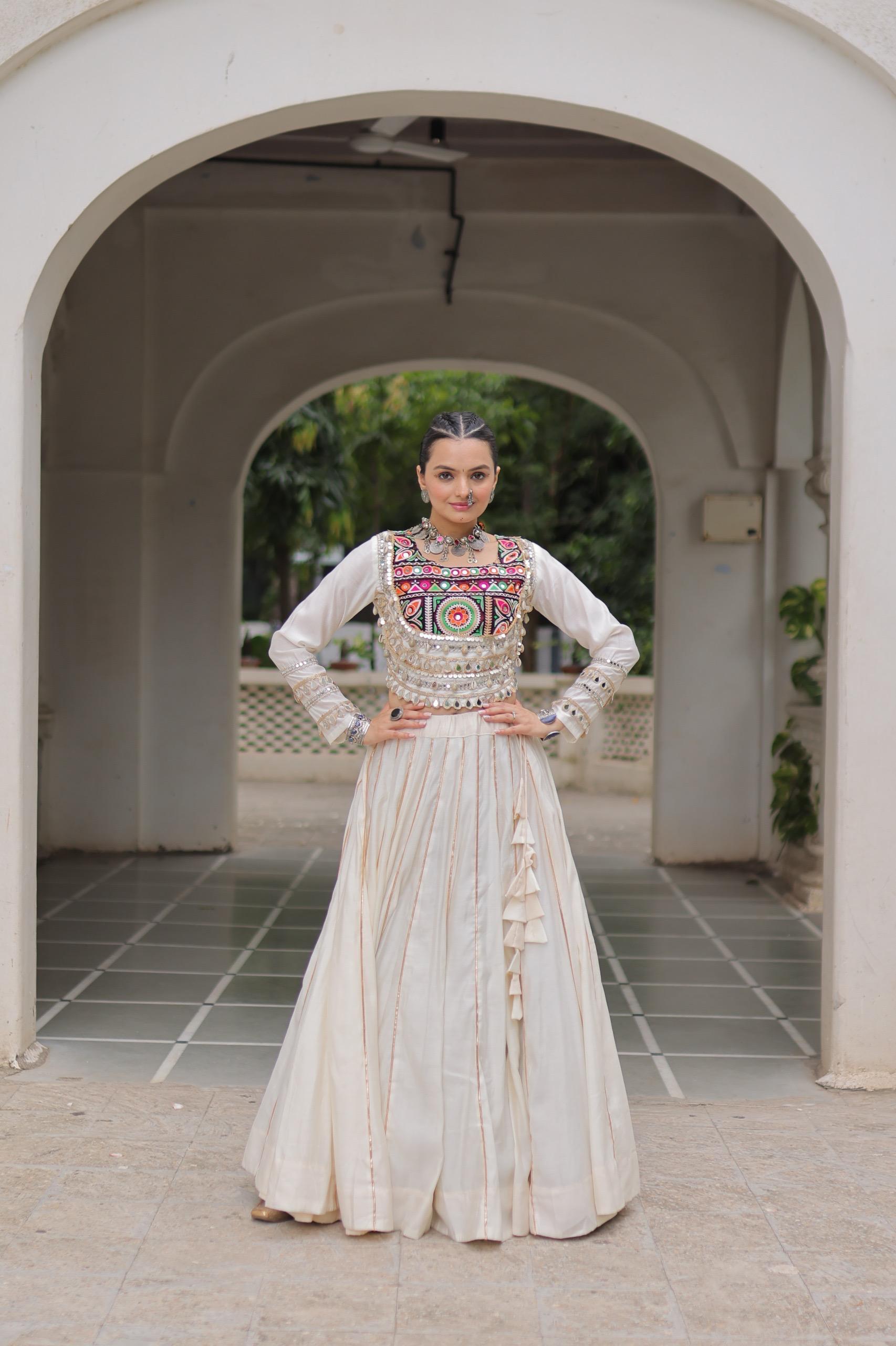 Navratri Collection Designer Lehenga with Heavy Embroidery.