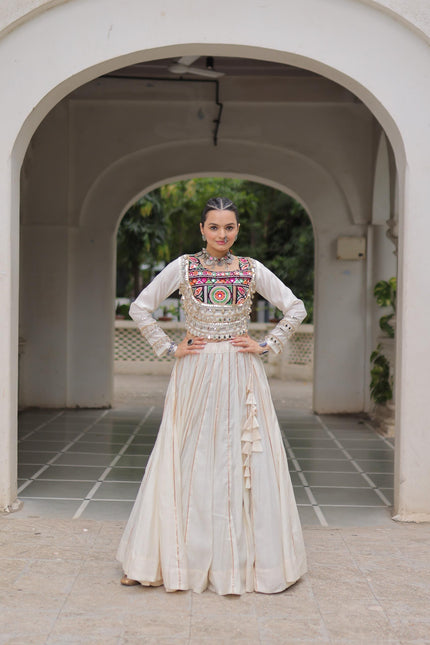 Navratri Collection Designer Lehenga with Heavy Embroidery.