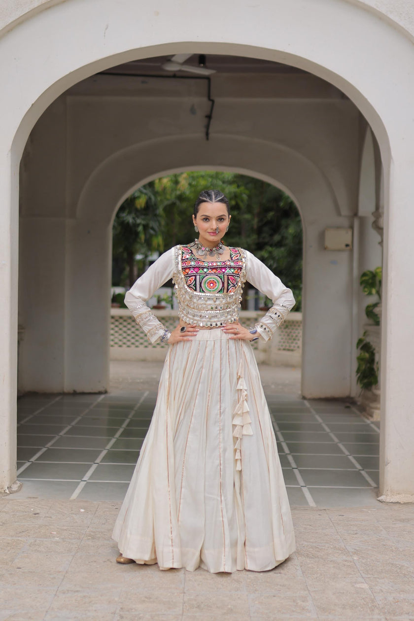 Navratri Collection Designer Lehenga with Heavy Embroidery.