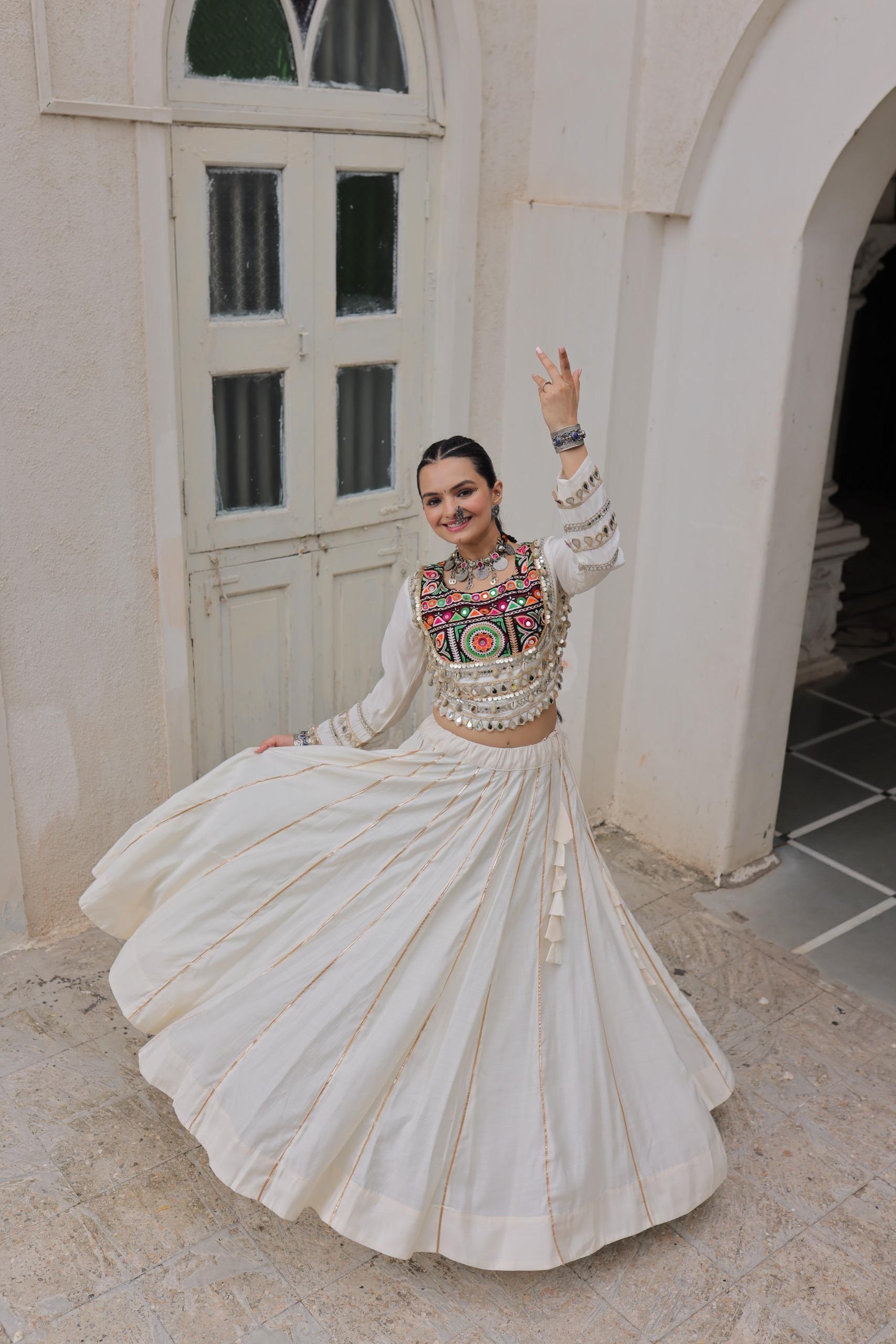 Navratri Collection Designer Lehenga with Heavy Embroidery.