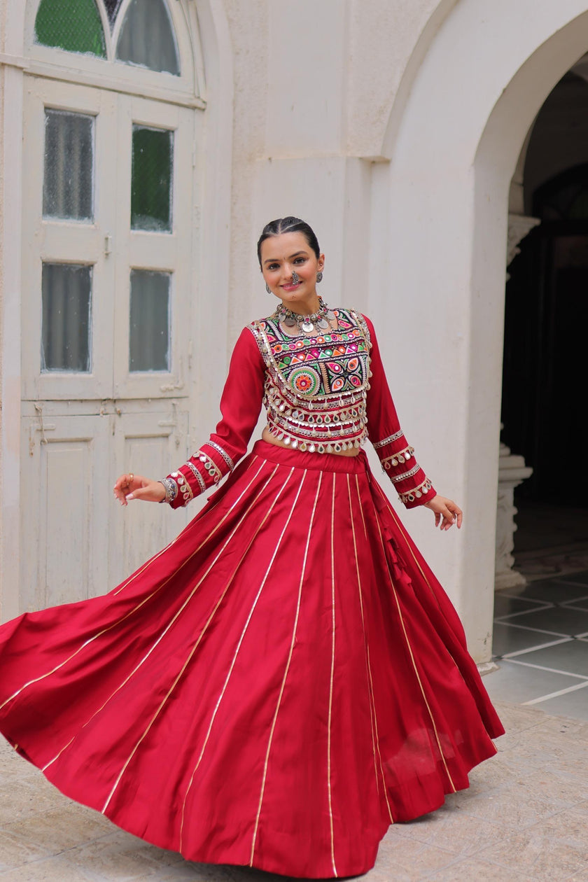 Navratri Collection Designer Lehenga with Heavy Embroidery.