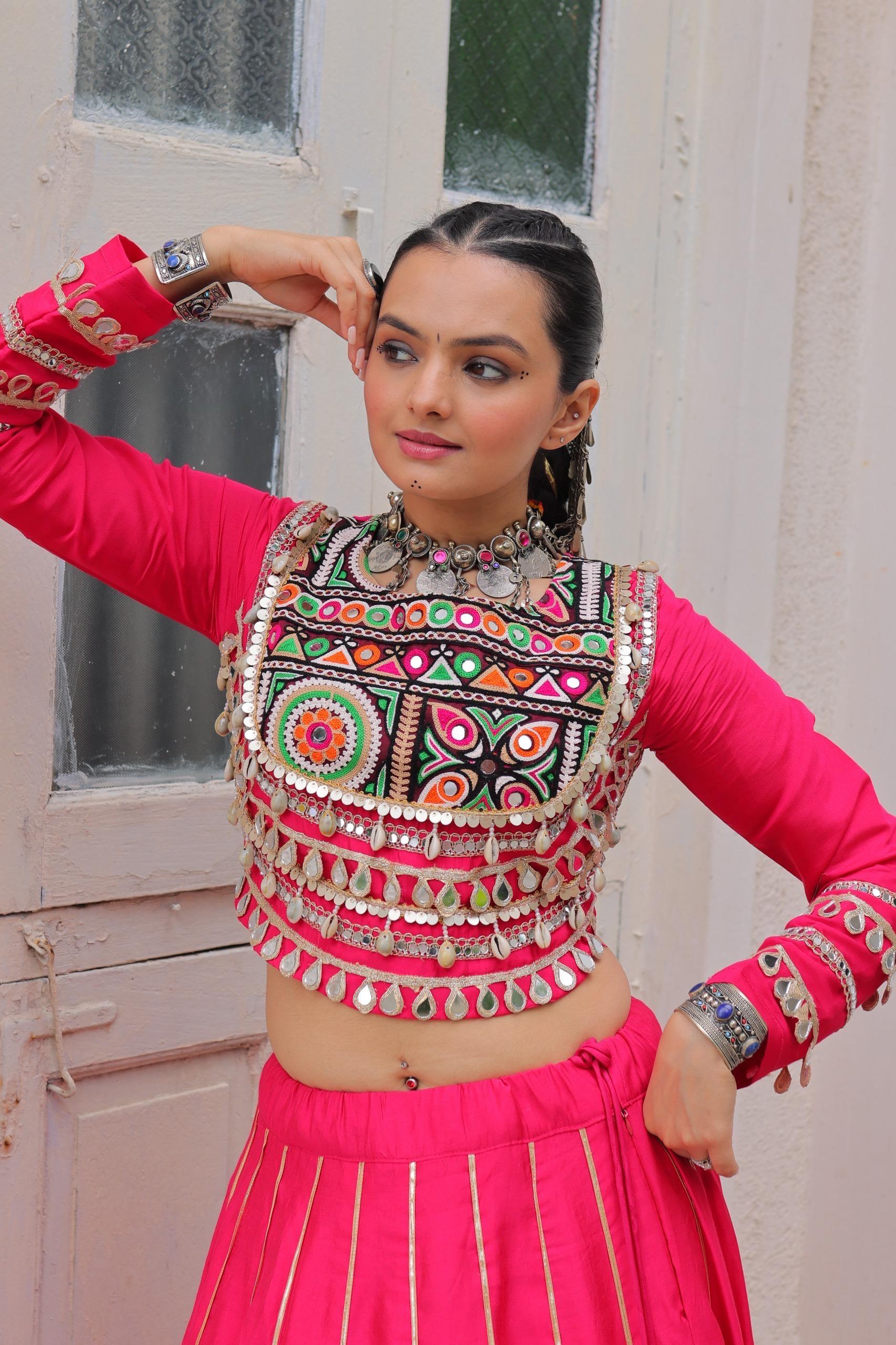 Navratri Collection Designer Lehenga with Heavy Embroidery.