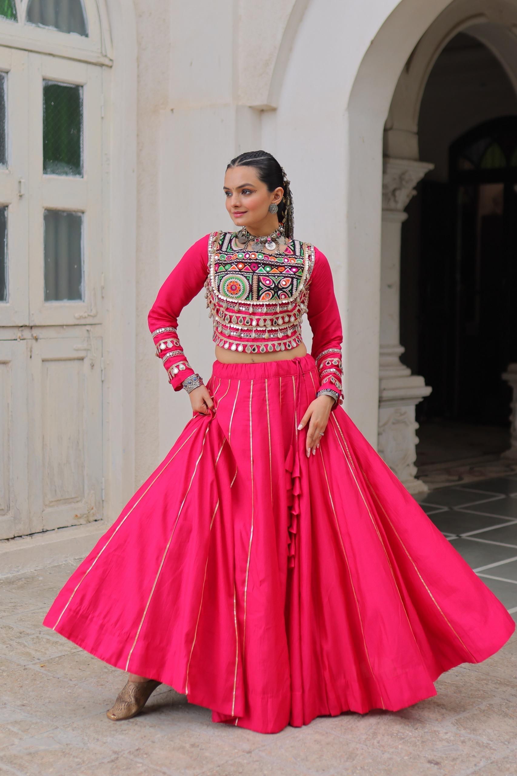 Navratri Collection Designer Lehenga with Heavy Embroidery.