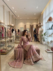 Launching New Design Trending Chinon Silk*Top&Sarara&dupatta .
