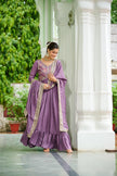 Designer Embroidered Anarkali Gown with Dupatta.