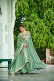 Designer Embroidered Anarkali Gown with Dupatta.