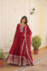 Designer Anarkali Gown with Heavy Embroidery & Dupatta