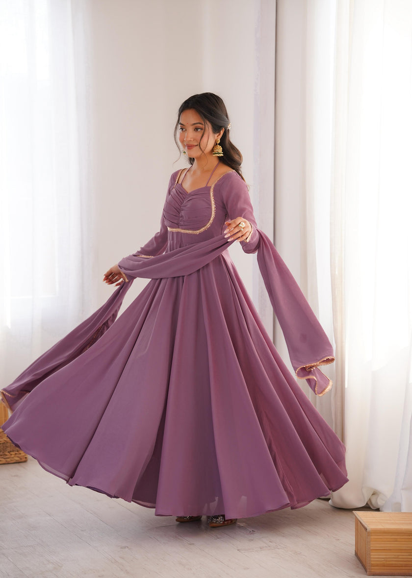 Designer Anarkali Dress for Women with Flowing Silhouette.