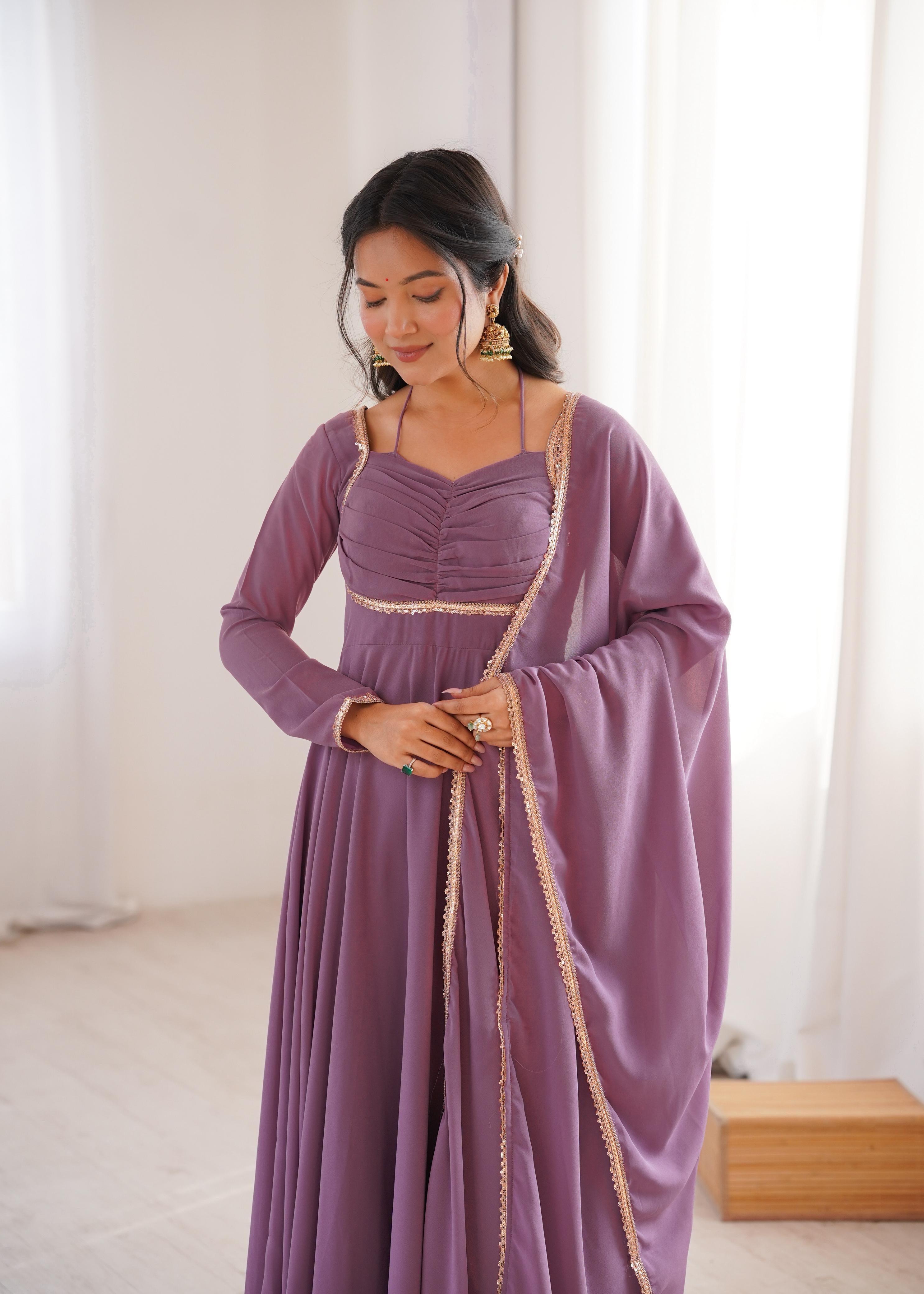 Designer Anarkali Dress for Women with Flowing Silhouette.