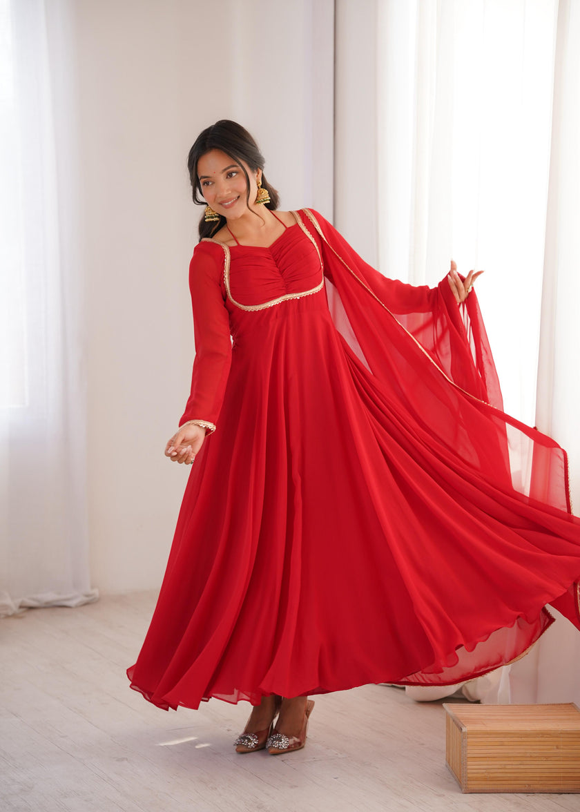 Designer Anarkali Dress for Women with Flowing Silhouette.