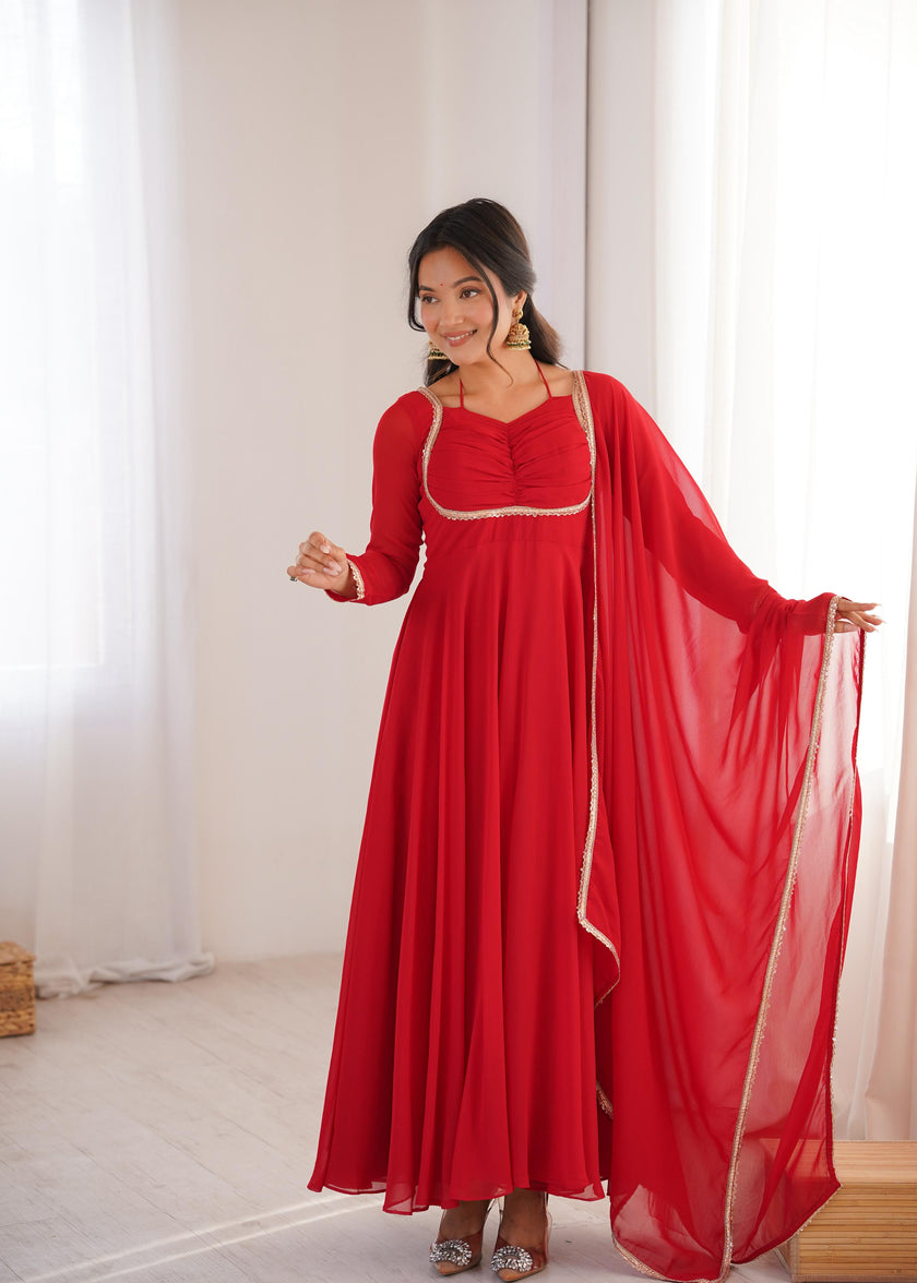 Designer Anarkali Dress for Women with Flowing Silhouette.