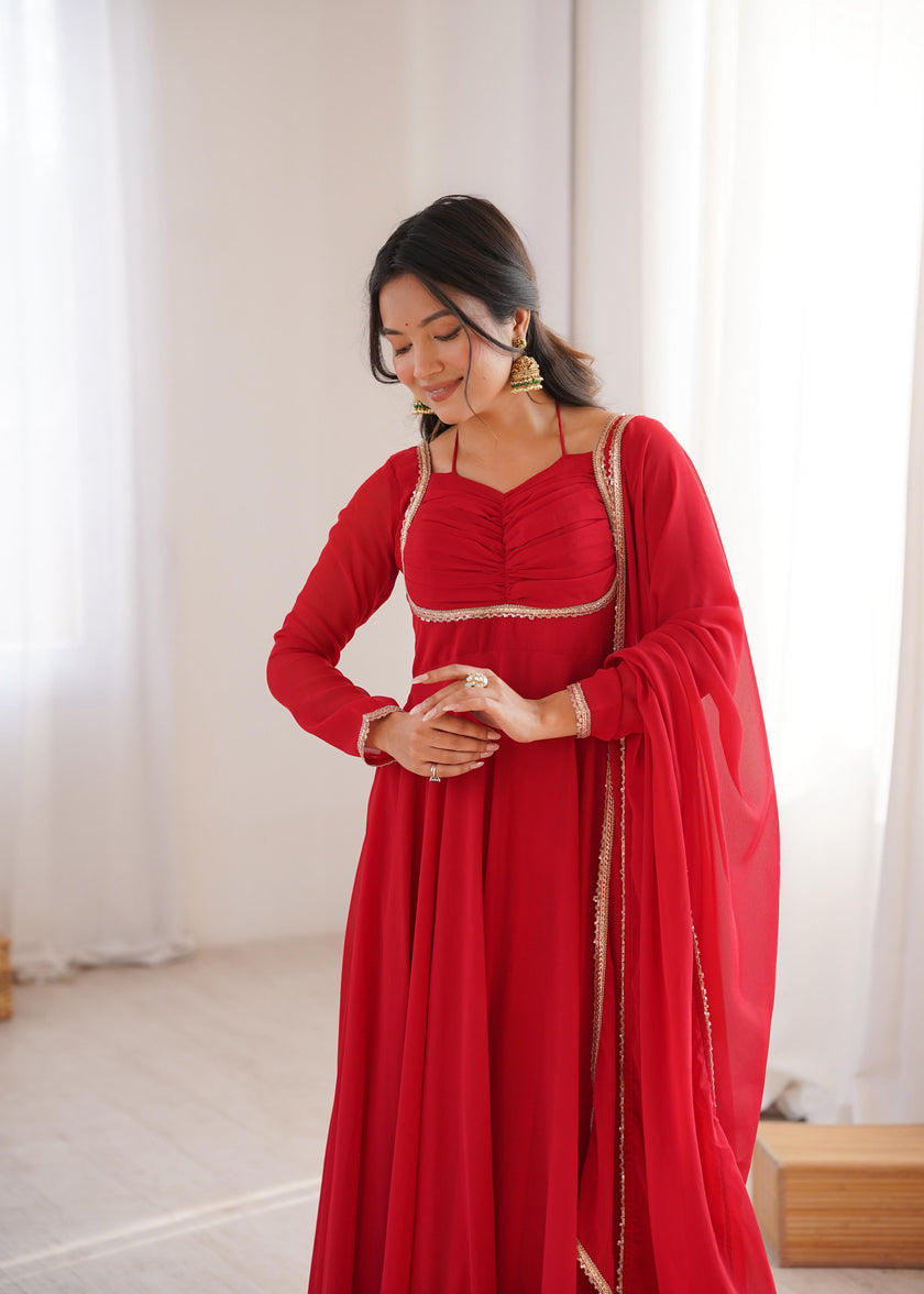 Designer Anarkali Dress for Women with Flowing Silhouette.