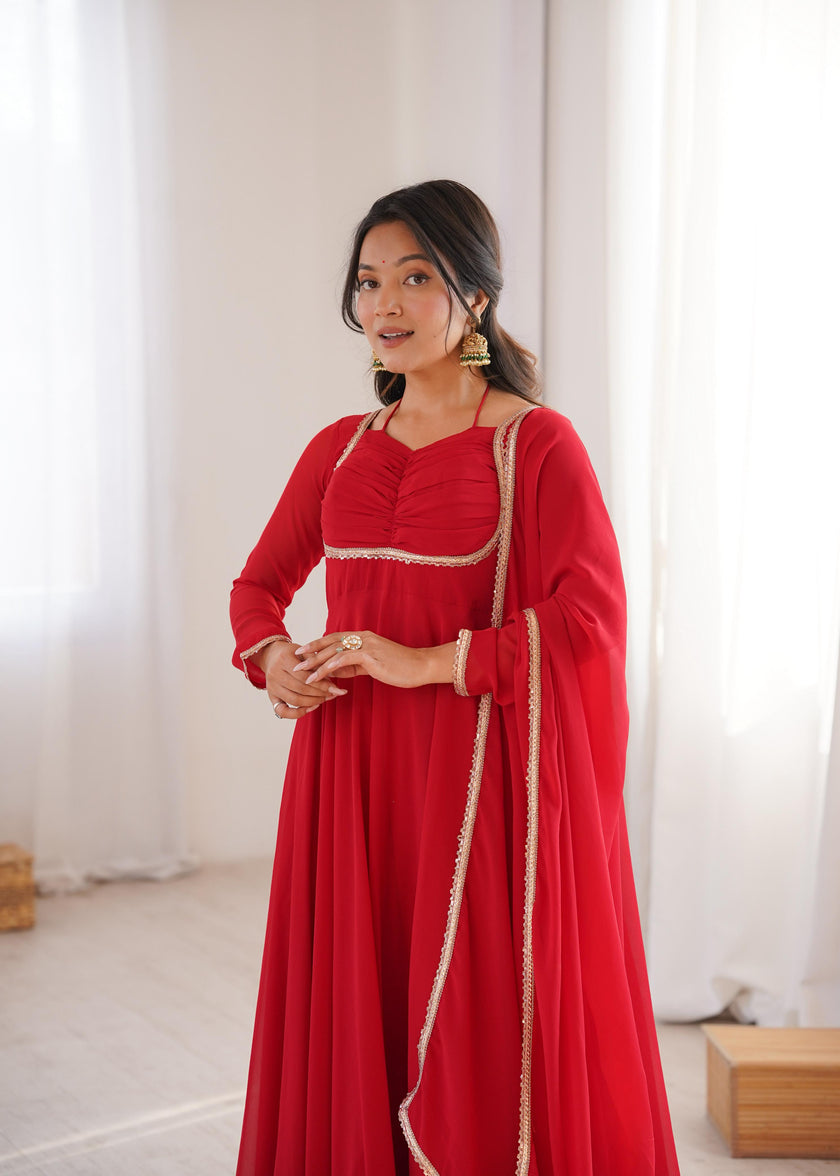 Designer Anarkali Dress for Women with Flowing Silhouette.