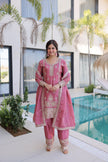 Designer Ethnic Kurta Pant Set with Heavy Embroidery