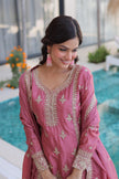 Designer Ethnic Kurta Pant Set with Heavy Embroidery