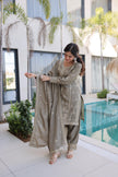 Designer Ethnic Kurta Pant Set with Heavy Embroidery