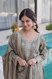 Designer Ethnic Kurta Pant Set with Heavy Embroidery