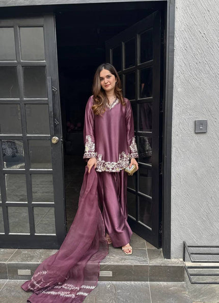 Premium Party Wear Kurta Set with Dupatta.