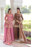 Elegant Embroidered Kurta Palazzo Set with Dupatta.