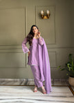 Stylish Straight Kurta Pant Set with Soft Net Dupatta.