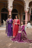 Women’s Festive Anarkali Suit Set with Dupatta.