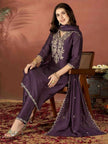 Elegant Embroidered Kurta Pant Set with Dupatta.