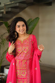 Traditional Punjabi Suit Set with Designer Dupatta.
