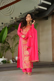 Traditional Punjabi Suit Set with Designer Dupatta.