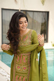 Traditional Punjabi Suit Set with Designer Dupatta.